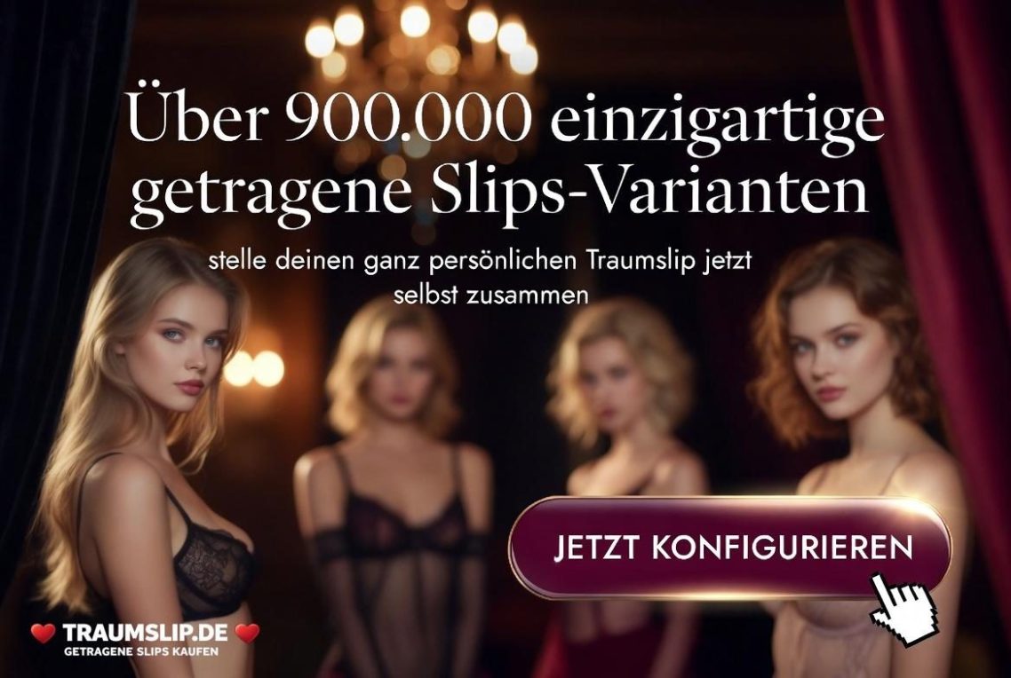 Über 900.000 einzigartige getragene Slips & extra feuchte Höschen von echten Frauen bei Traumslip.de – individuell für dich getragen